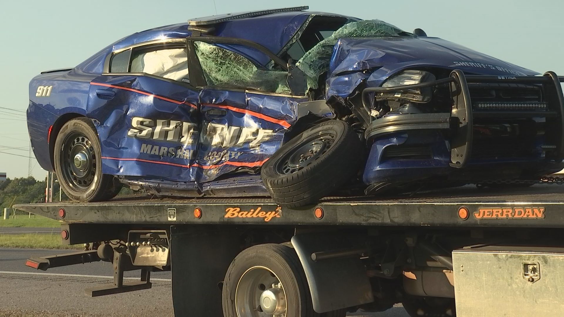 Marshall County Sheriff's Department deputy crash 6/16/21